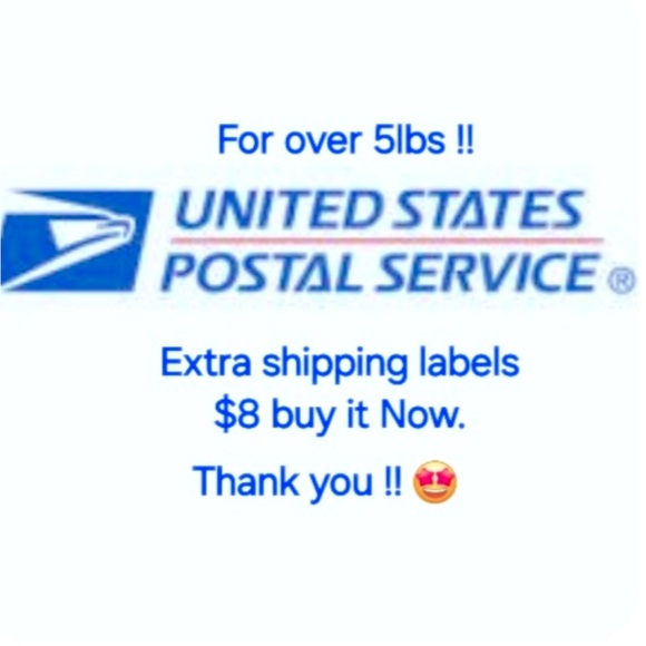 shipping label for Bundles over 5lbs - Picture 2 of 4